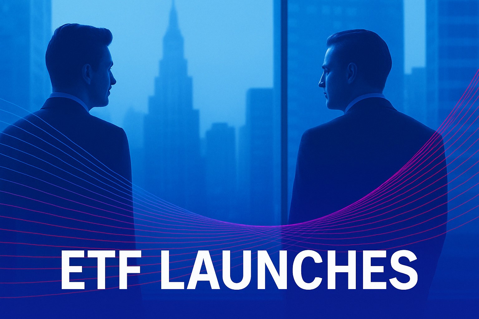 VanEck NODE ETF logo overlaid on blockchain infrastructure visuals and a calendar marked May 14, symbolizing its launch and offshore investment strategy.