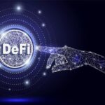 Digital assets represented as tokens flowing through a decentralized network, symbolizing the role of asset tokenization in powering DeFi ecosystems.