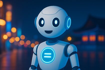 Decentralized AI network powered by blockchain nodes rising against a backdrop of Big Tech logos, symbolizing a $25B movement toward open AGI development.
