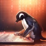 Ledger hardware wallet and Pudgy Penguins mascot side-by-side with a glowing Dubai skyline in the background, teasing a potential Web3 collaboration reveal.