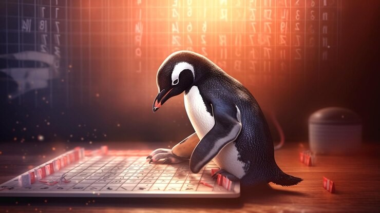 Ledger hardware wallet and Pudgy Penguins mascot side-by-side with a glowing Dubai skyline in the background, teasing a potential Web3 collaboration reveal.