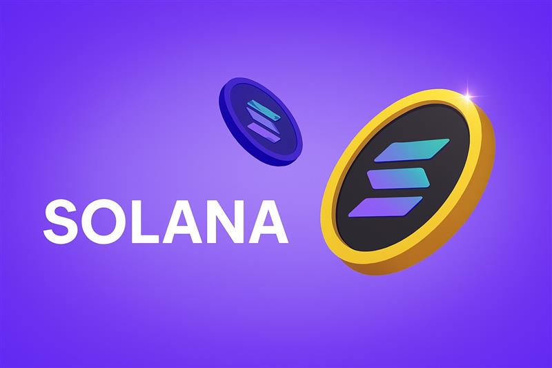 Solana and crypto token logos representing top-performing assets during market rebound after U.S. tariff pause