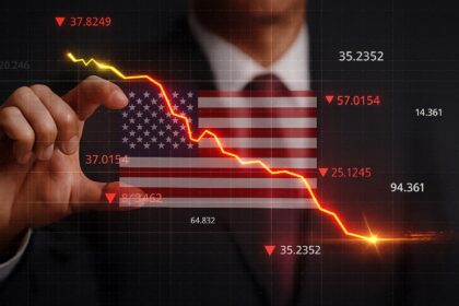 Kraken logo alongside U.S. stock market visuals and a “zero fees” badge, symbolizing Kraken’s entry into stock and ETF trading for American users.