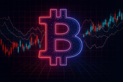 Brazilian police badge overlaid with cryptocurrency icons and confiscated assets, symbolizing a crackdown on a prison-run protection racket involving crypto funds.