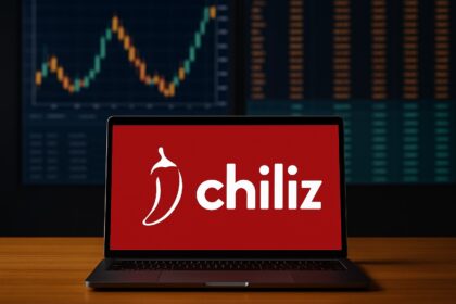 Chiliz logo beside SEC emblem and a 2026 FIFA World Cup graphic, representing regulatory discussions ahead of Chiliz’s planned U.S. reentry.