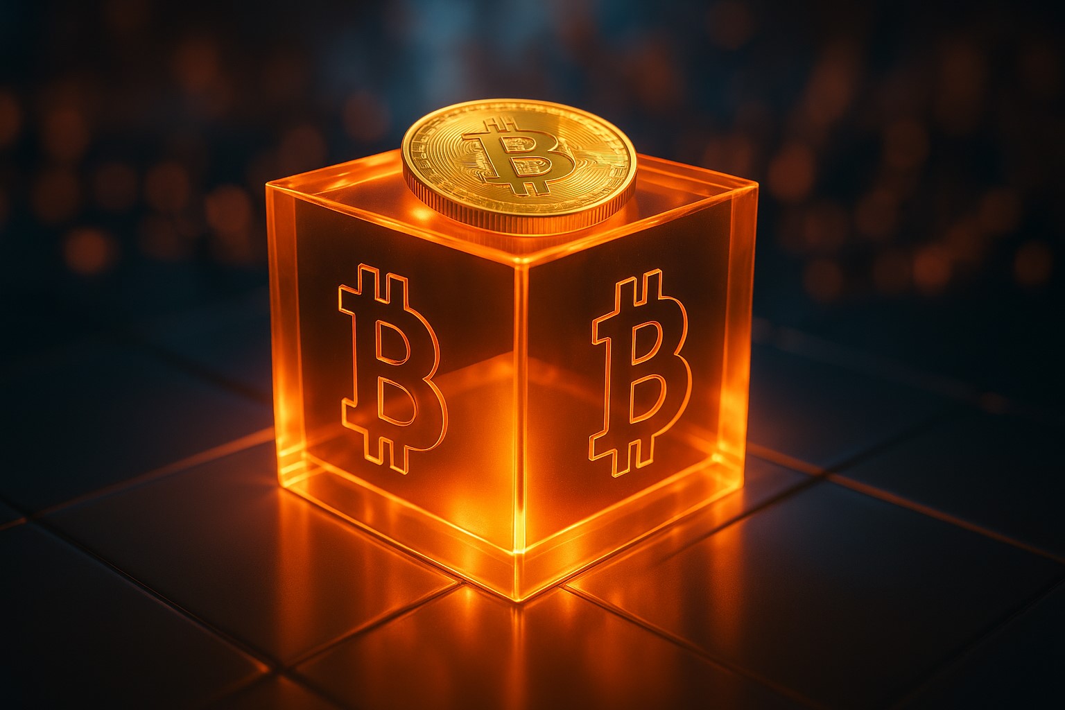 Bitcoin and gold bars side-by-side with a rising BTC chart and fading Nasdaq chart, symbolizing the growing debate over Bitcoin’s role as a safe-haven asset.