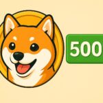 Bonk and Fartcoin meme logos side-by-side with a rocket chart showing 500% gains, reflecting rising trader speculation and meme coin momentum.
