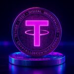 TAO token logo rising over a bullish technical chart setup with a projected 200% rally marker, awaiting key breakout confirmation.