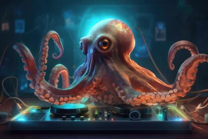 Kraken logo with embedded API code visuals and bank icons, illustrating seamless crypto integration for financial institutions via Kraken’s new Embed API.