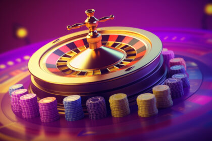 Lucky Green Casino interface with two sections: one showing welcome bonus offers (free spins, match deposits), the other showing loyalty rewards (VIP tiers, cashback), symbolizing the comparison of new vs. returning player benefits.