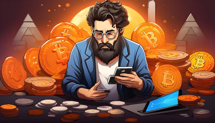 Jim Chanos shown shorting Strategy stock while simultaneously holding Bitcoin, illustrating the paradox of criticizing Bitcoin corporates but investing in BTC itself.