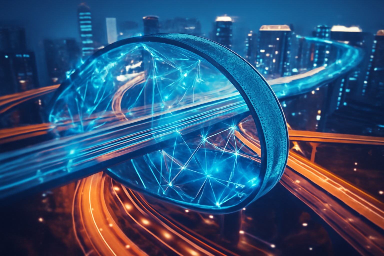 Illustration of Filecoin and Ava Labs logos linked by a secure cross-chain bridge, symbolizing decentralized data transfer across blockchains.