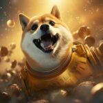 Dogecoin chart forming a diamond bottom pattern with bullish reversal indicators, signaling a potential breakout setup for DOGE traders.