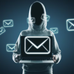 Fake Ledger email and mobile app interface with warning signs and phishing alert icons, illustrating the deceptive methods used in the latest crypto scam.