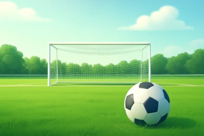 FIFA logo with NFT collectibles and blockchain nodes, highlighting the May 20 launch of FIFA’s proprietary chain and urging users to reimport digital assets.