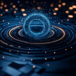 IOTA logo connected to Swirl staking protocol visuals with DeFi integration icons and liquidity pools, symbolizing a new era of liquid staking on the IOTA network.