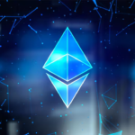 Citi and SDX logos connected by blockchain nodes to a “Pre-IPO Shares” token, symbolizing the launch of tokenized equity in private markets.