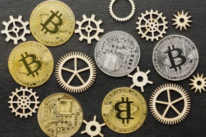 Darknet interface labeled “Kraken” with rising crypto transaction charts and Russian insignia, highlighting a 68% surge in crypto sales despite global market pressure.