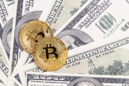 U.S. Capitol building with a stalled stablecoin bill and divided party lines, symbolizing mounting political friction as Democratic support recedes.